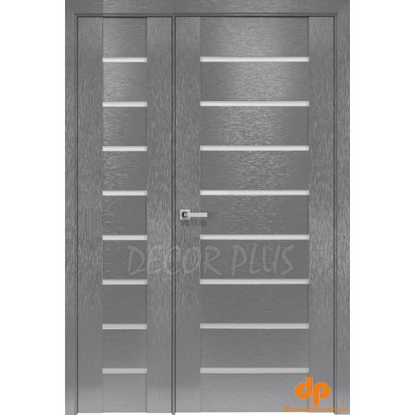 Полуторные двери  Парма X-серый