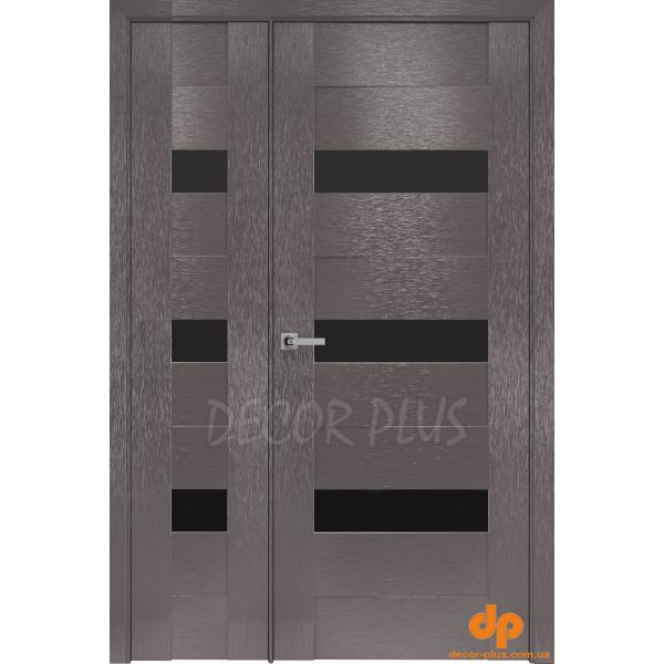 Полуторные двери  Вена BLK X-мокко