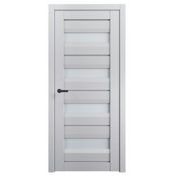 Міжкімнатні двері Термінус ELIT PLUS модель 109 Light Grey матове сатин

