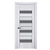 Міжкімнатні двері Термінус ELIT PLUS модель 109 White скло матове сатин
