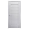 Міжкімнатні двері Термінус ELIT PLUS  модель 112 Light Grey скло матове сатин
