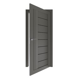 Міжкімнатні двері Термінус ELIT  Soft модель 125  Onix скло  чорне
