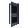 Міжкімнатні двері Термінус ELIT  Soft  модель 124  Sapfire скло чорне
