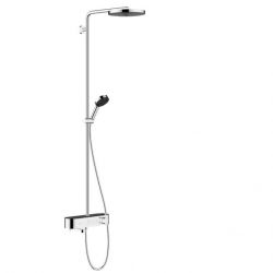 24230000 HG Pulsify Душова система Showerpipe 260 1jet з термостатом для ванни ShowerTablet 400