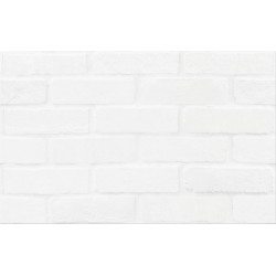 Плитка стінова White Bricks Structure 250x400x8