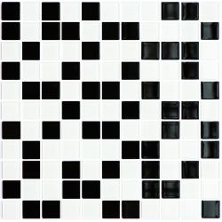 Мозаїка GM 4001 С2 Black-White 300x300x4 Котто Кераміка