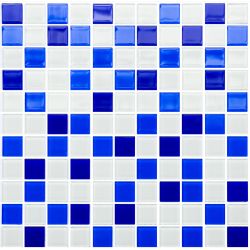 Мозаїка GM 4033 C3 Cobalt D-Cobalt M-White 300x300x8 Котто Кераміка