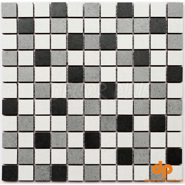 Мозаїка СМ 3028 С3 Graphite-Gray-White 300x300x8 Котто Кераміка