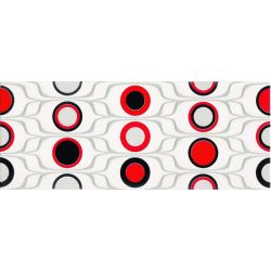 Декор Red Circles Inserto 200x500x9 Konskie