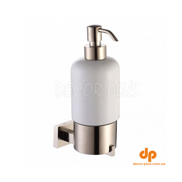 Дозатор для мыла с настенным держателем KRAUS AURA KEA-14461 CH, BN