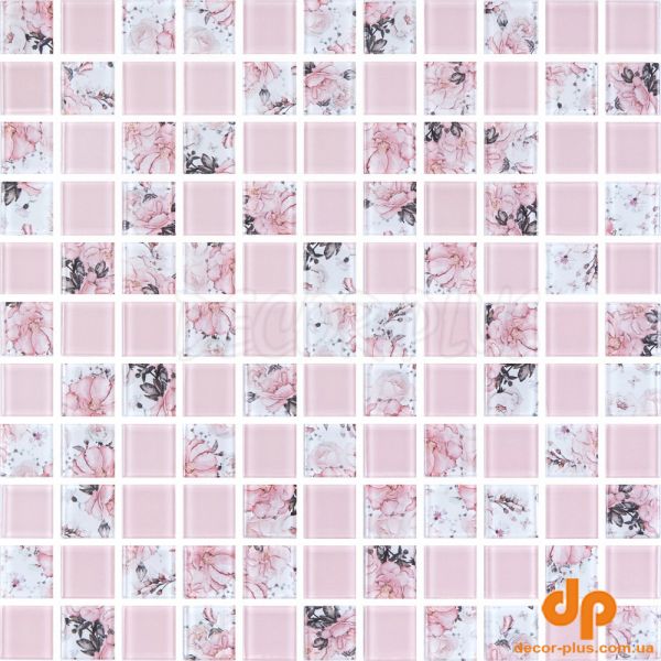 Мозаїка GMP 0825008 С2 Print 8-Pink W 300×300x8 Котто Кераміка