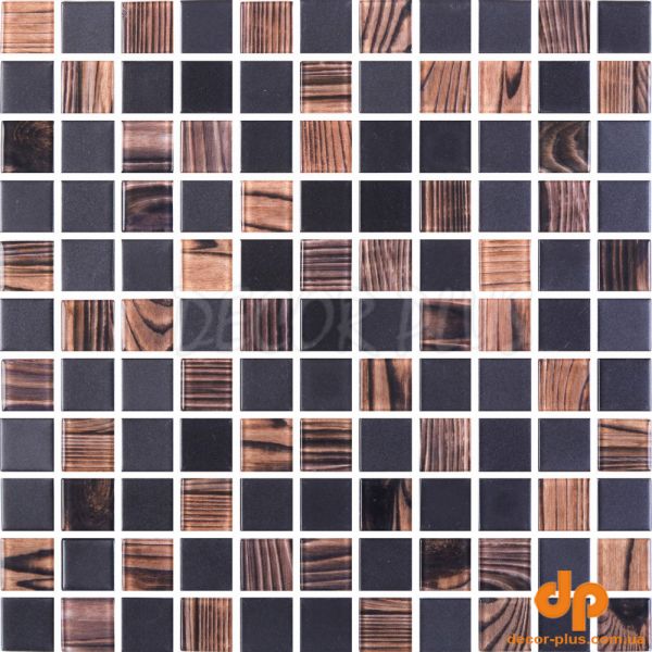 Мозаїка GMP 0825050 С2 Print 46-Black MATT 300×300x8 Котто Кераміка