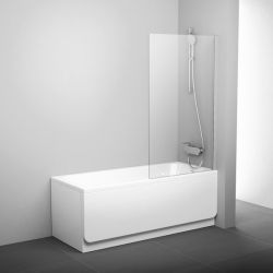 Шторка для ванни нерухома одноелементна PVS1-80 Transparent (79840C00Z1)