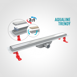 Душовий канал 60 см Aqualine Trendy VLD-601320.55 Valtemo