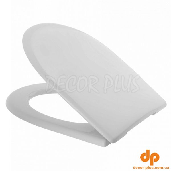 Сидіння д/унітазу EKO/ARKTIK поліпропілен антибактеріальне, з пласт кріпл