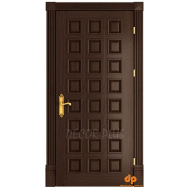 Міжкімнатні двері Масив вільхи АРТ Шоколад