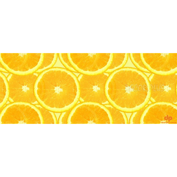 Стеклянная плитка фартук 3-D Art-S Апельсины 03