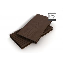 Террасная доска ZAGU CLASSIC темный шоколад